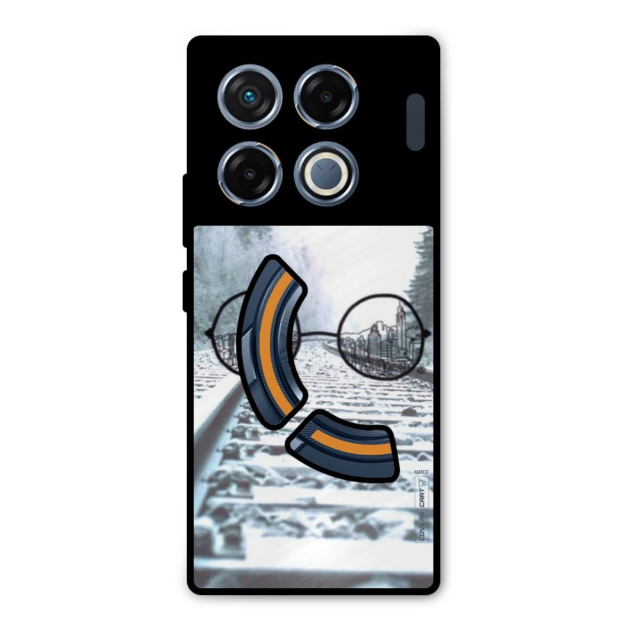 Tracks And Specs Metal Back Case for Infinix GT 20 Pro