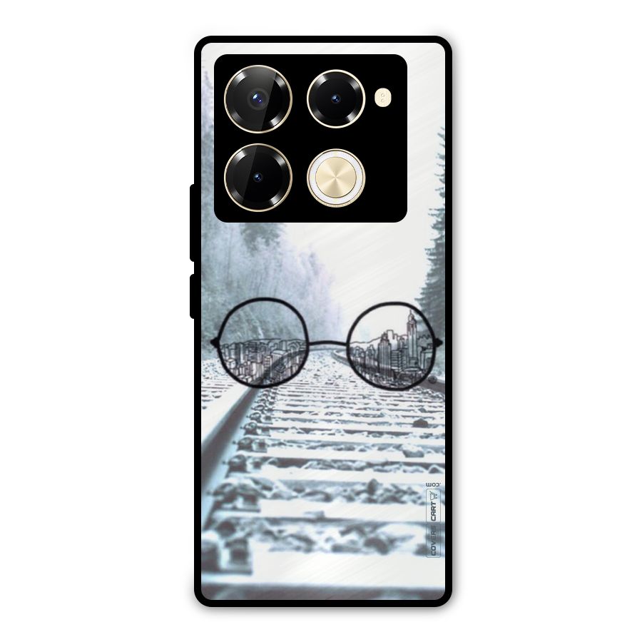 Tracks And Specs Metal Back Case for Infinix Note 40 Pro Plus