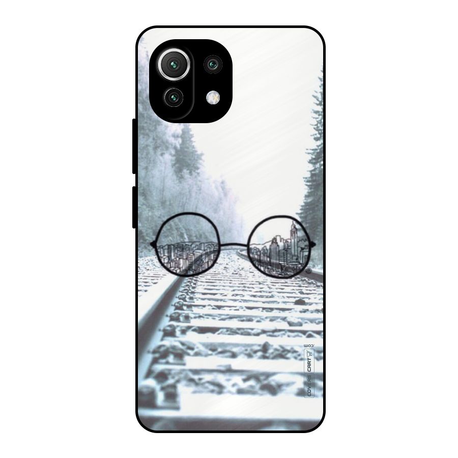 Tracks And Specs Metal Back Case for Mi 11 Lite