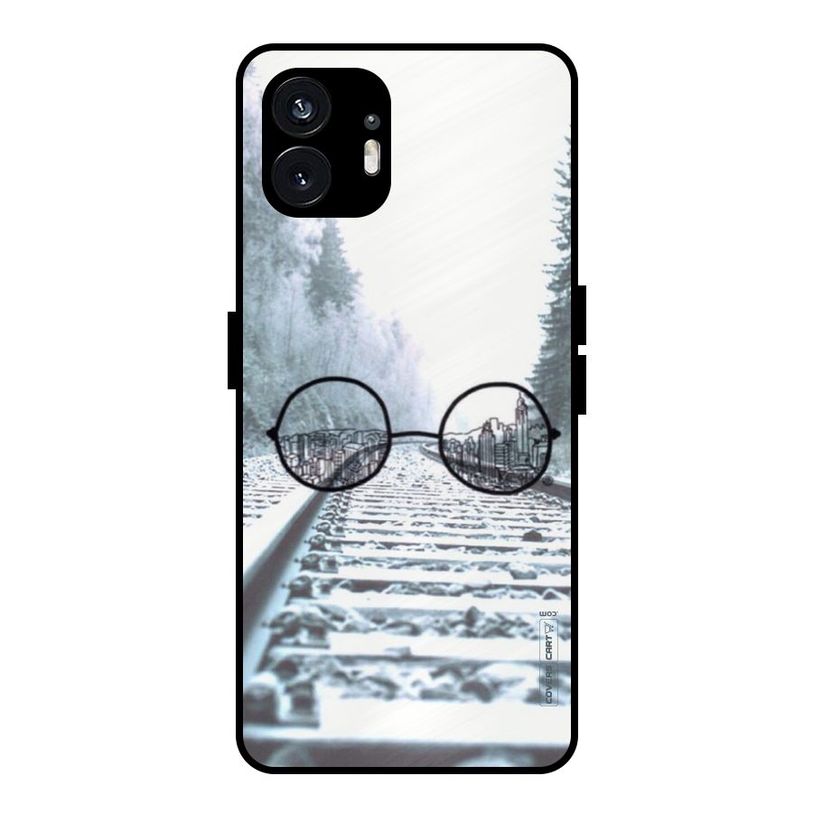 Tracks And Specs Metal Back Case for Nothing Phone 2