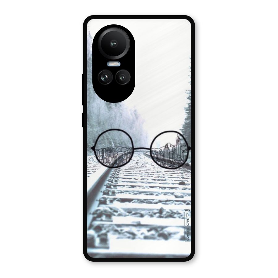 Tracks And Specs Metal Back Case for Oppo Reno10 Pro