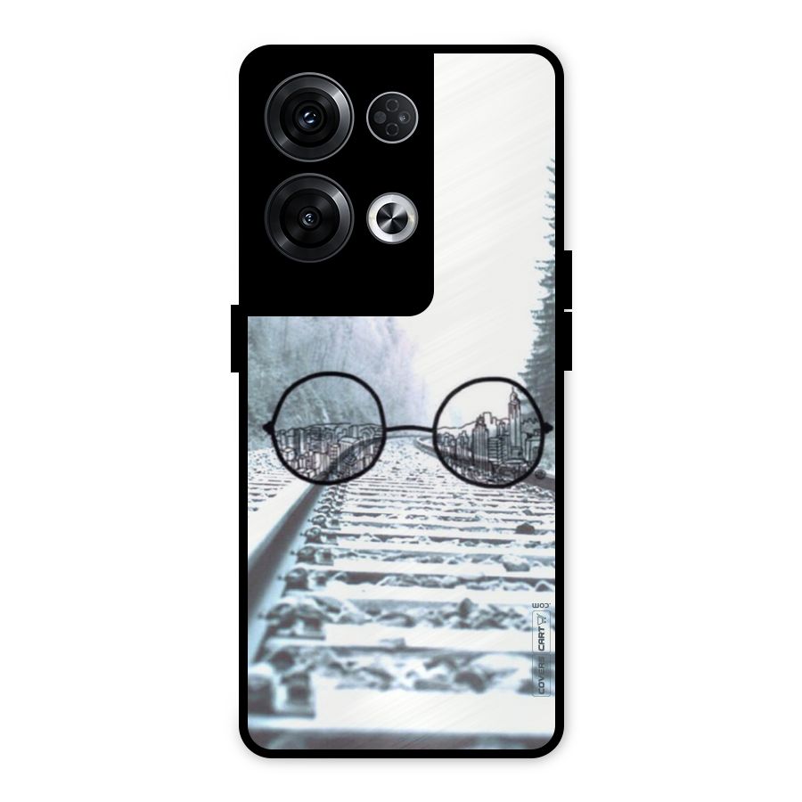 Tracks And Specs Metal Back Case for Oppo Reno8 Pro 5G