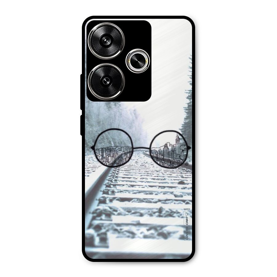 Tracks And Specs Metal Back Case for Poco F6