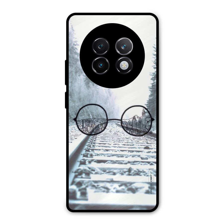 Tracks And Specs Metal Back Case for Realme 13 Plus
