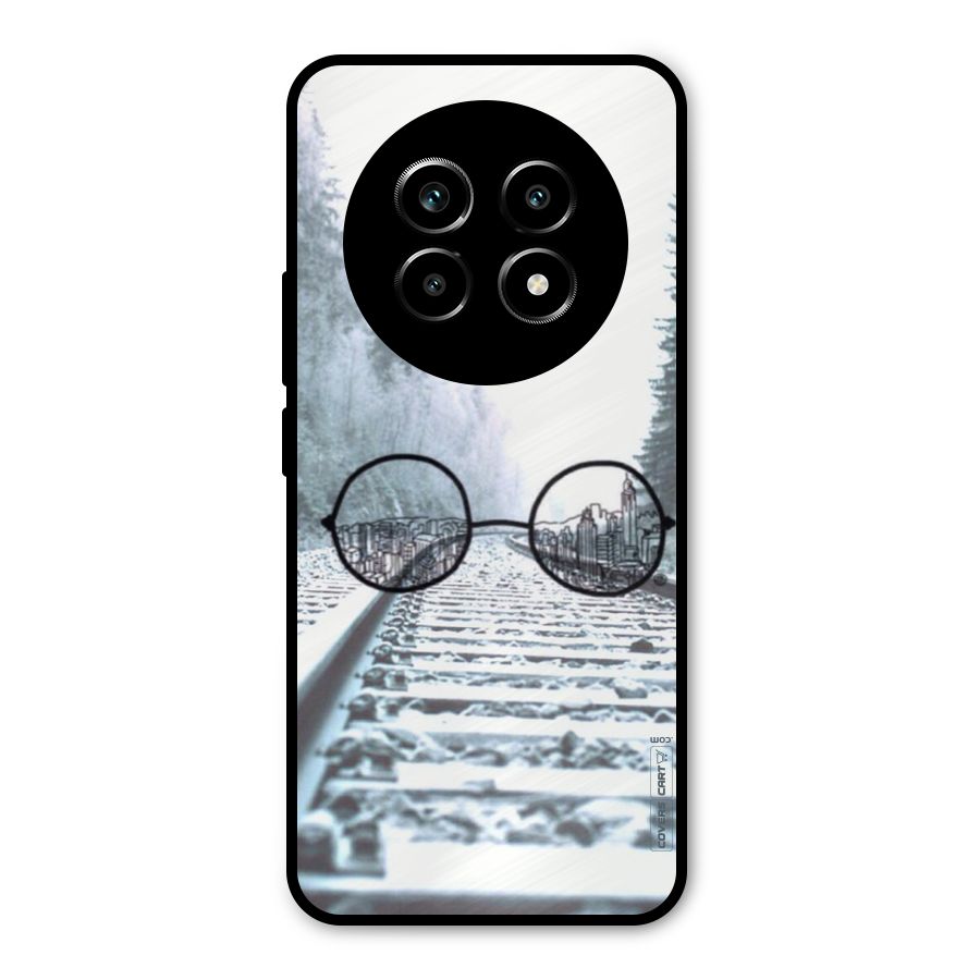Tracks And Specs Metal Back Case for Realme 13 Pro