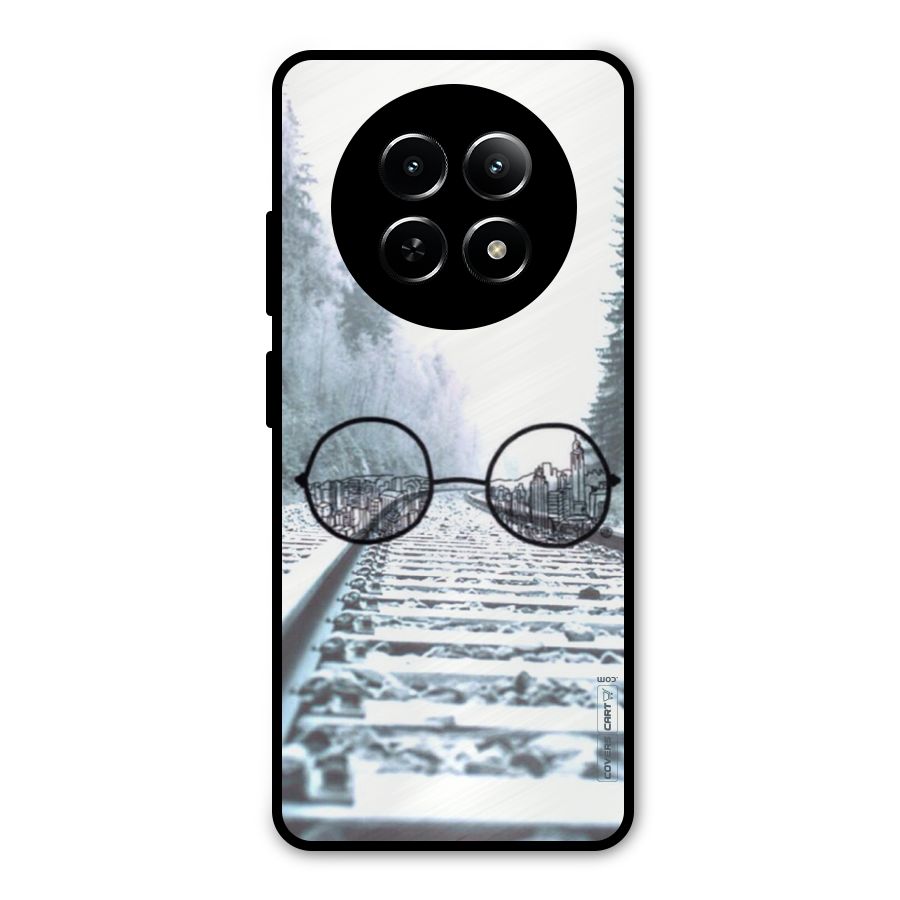 Tracks And Specs Metal Back Case for Realme Narzo 70x 5G