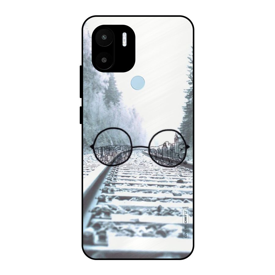 Tracks And Specs Metal Back Case for Redmi A1+