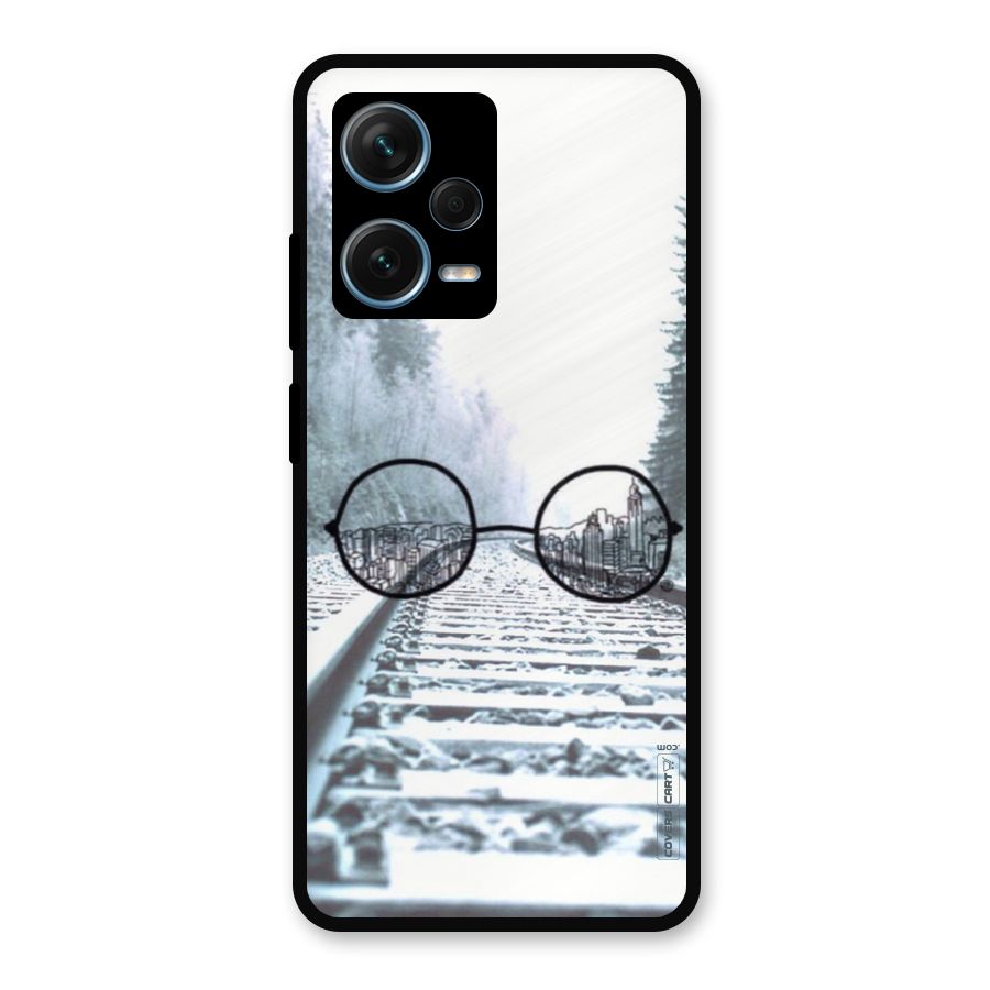 Tracks And Specs Metal Back Case for Redmi Note 12 Pro Plus 5G