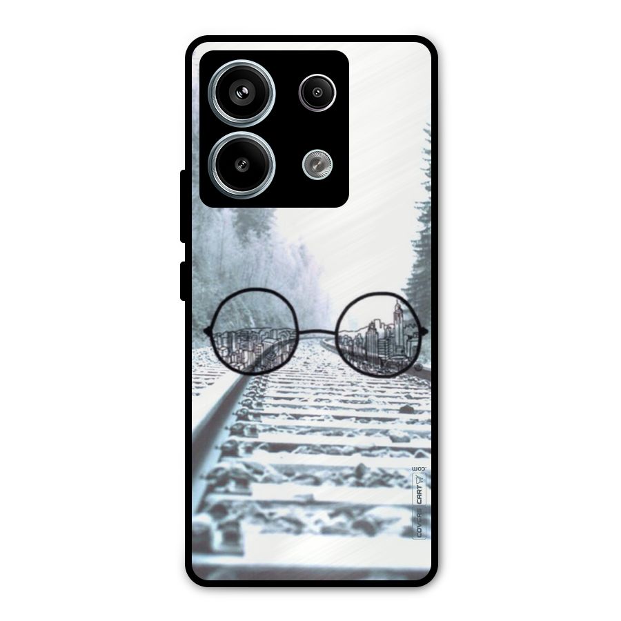 Tracks And Specs Metal Back Case for Redmi Note 13 Pro 5G