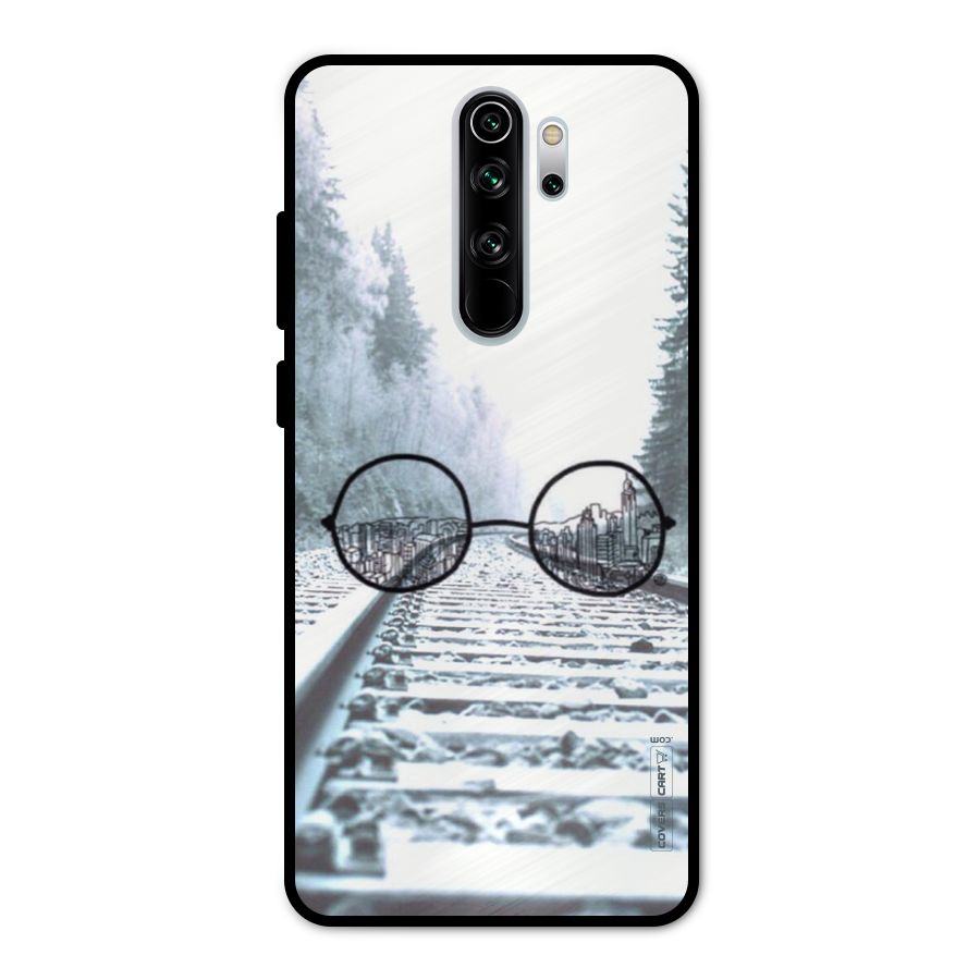 Tracks And Specs Metal Back Case for Redmi Note 8 Pro