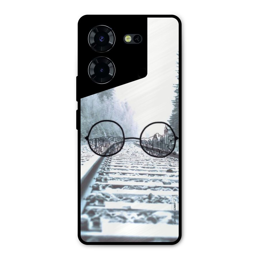 Tracks And Specs Metal Back Case for Tecno Pova 5 Pro 5G