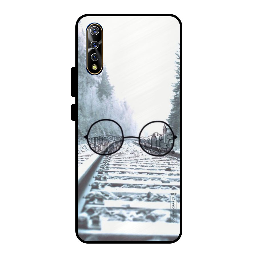Tracks And Specs Metal Back Case for Vivo S1