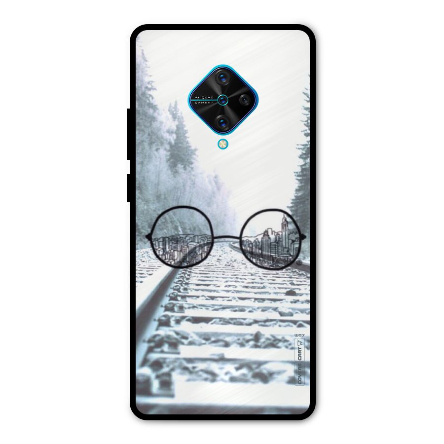 Tracks And Specs Metal Back Case for Vivo S1 Pro