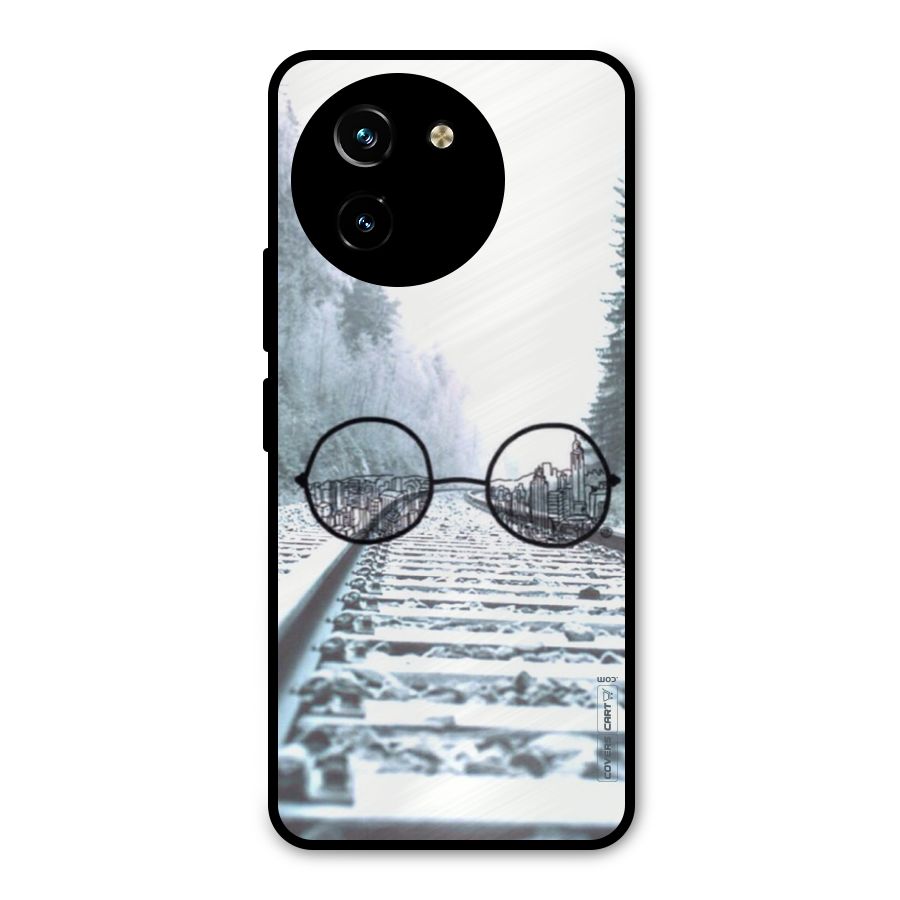Tracks And Specs Metal Back Case for Vivo T3x