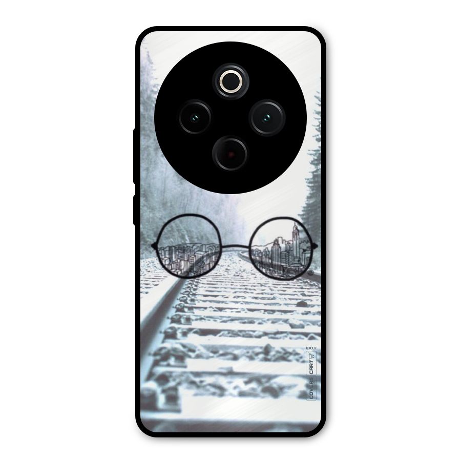 Tracks And Specs Metal Back Case for Vivo T4