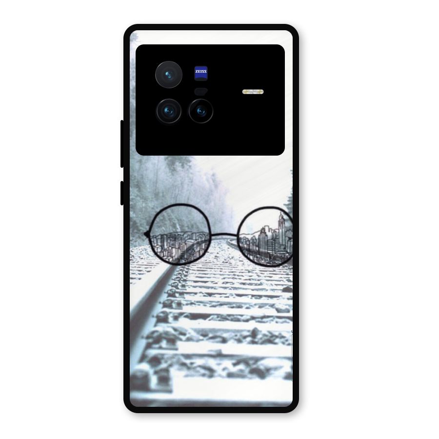 Tracks And Specs Metal Back Case for Vivo X80