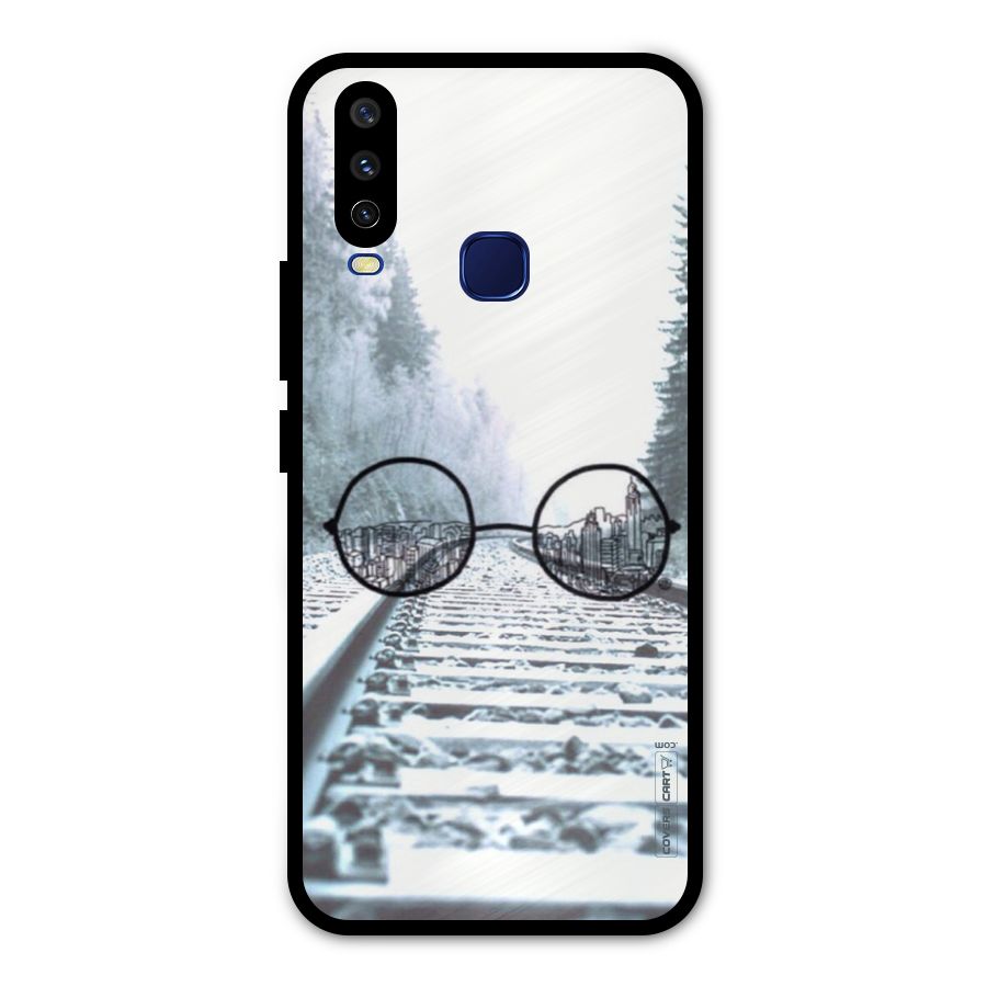 Tracks And Specs Metal Back Case for Vivo Y15