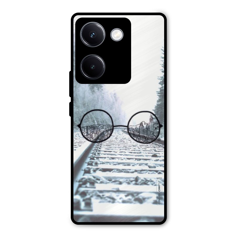 Tracks And Specs Metal Back Case for Vivo Y300 Plus