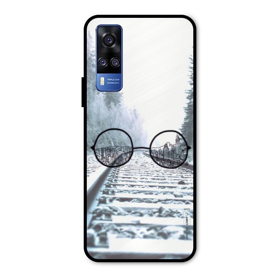 Tracks And Specs Metal Back Case for Vivo Y31