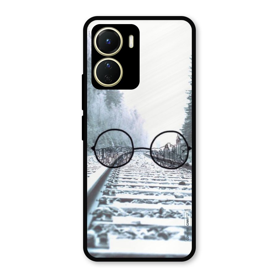 Tracks And Specs Metal Back Case for Vivo Y56