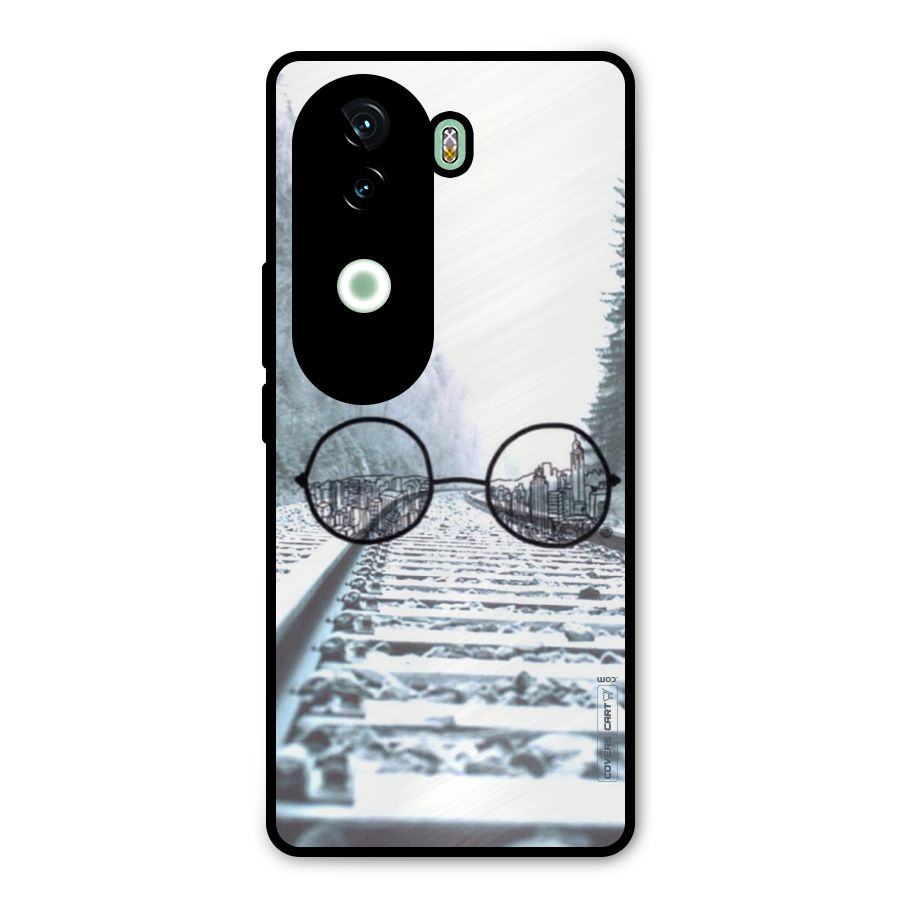Tracks And Specs Metal Back Case for iQOO Z9s
