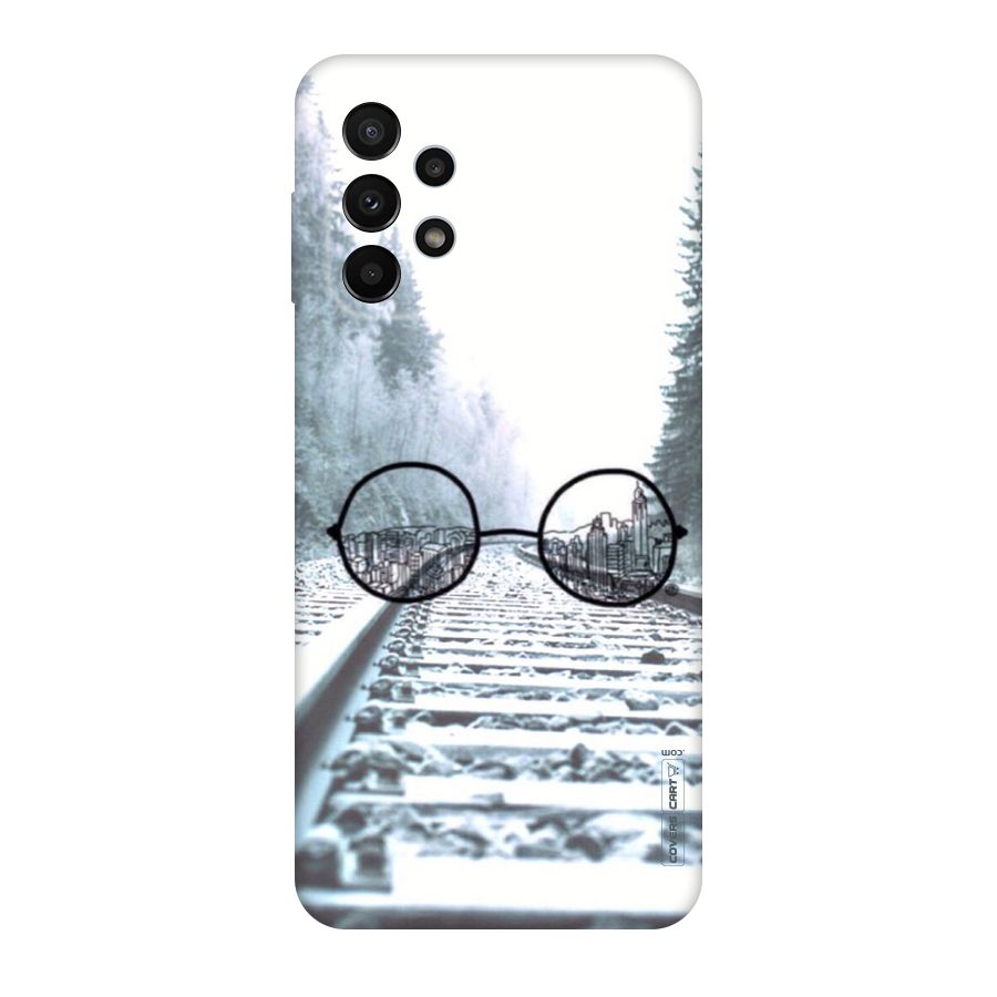 Tracks And Specs Original Polycarbonate Back Case for Galaxy A23
