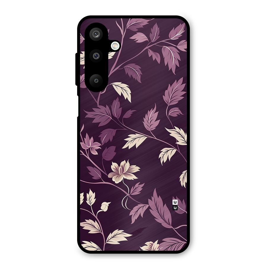 Traditional Florals Metal Back Case for Galaxy M16