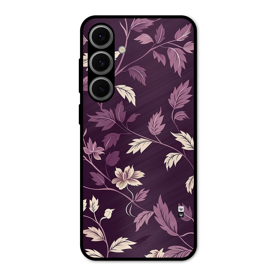 Traditional Florals Metal Back Case for Galaxy S24 FE