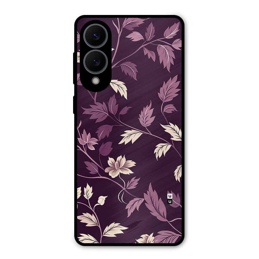 Traditional Florals Metal Back Case for Galaxy S25 Edge