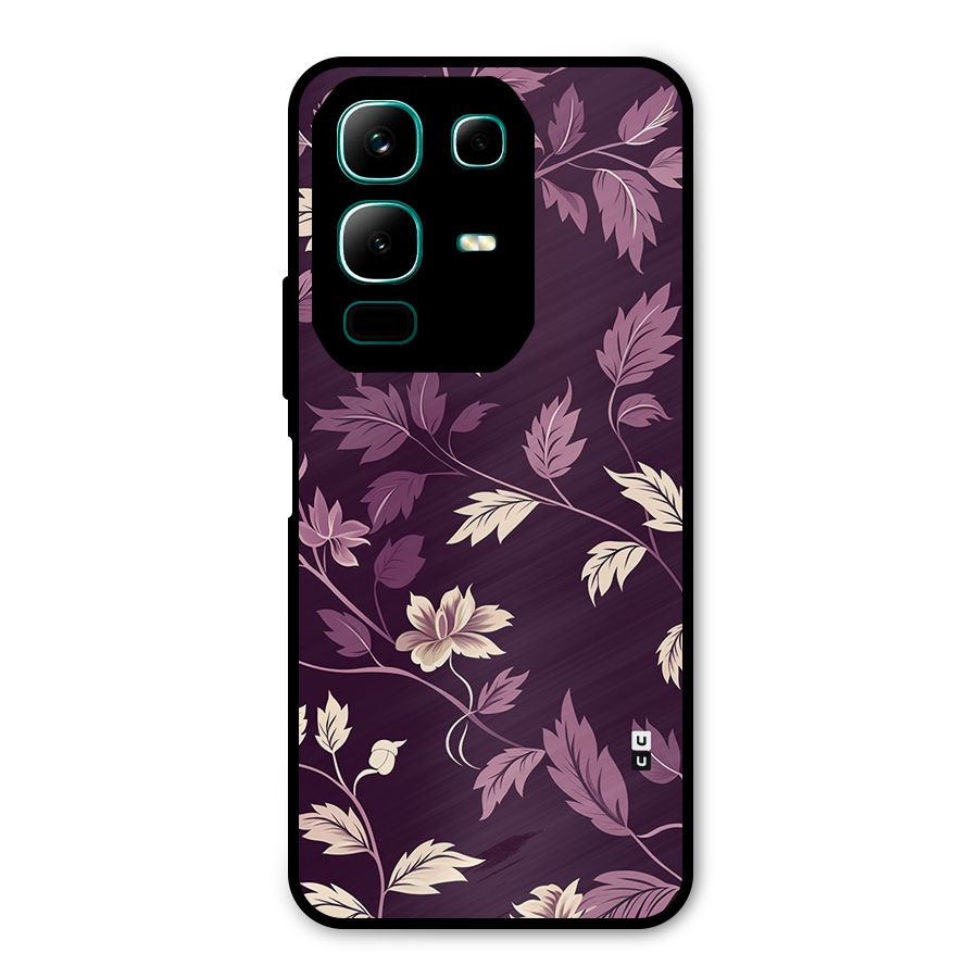 Traditional Florals Metal Back Case for Infinix Note 50x
