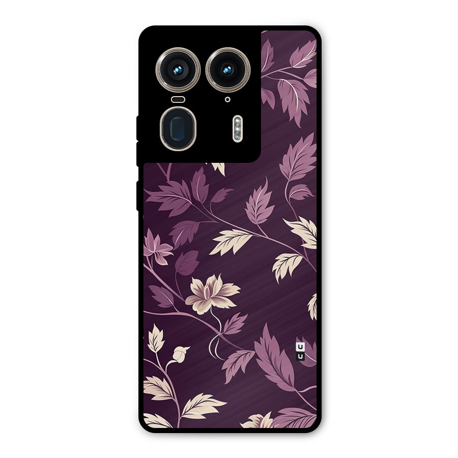 Traditional Florals Metal Back Case for Motorola Edge 50 Ultra