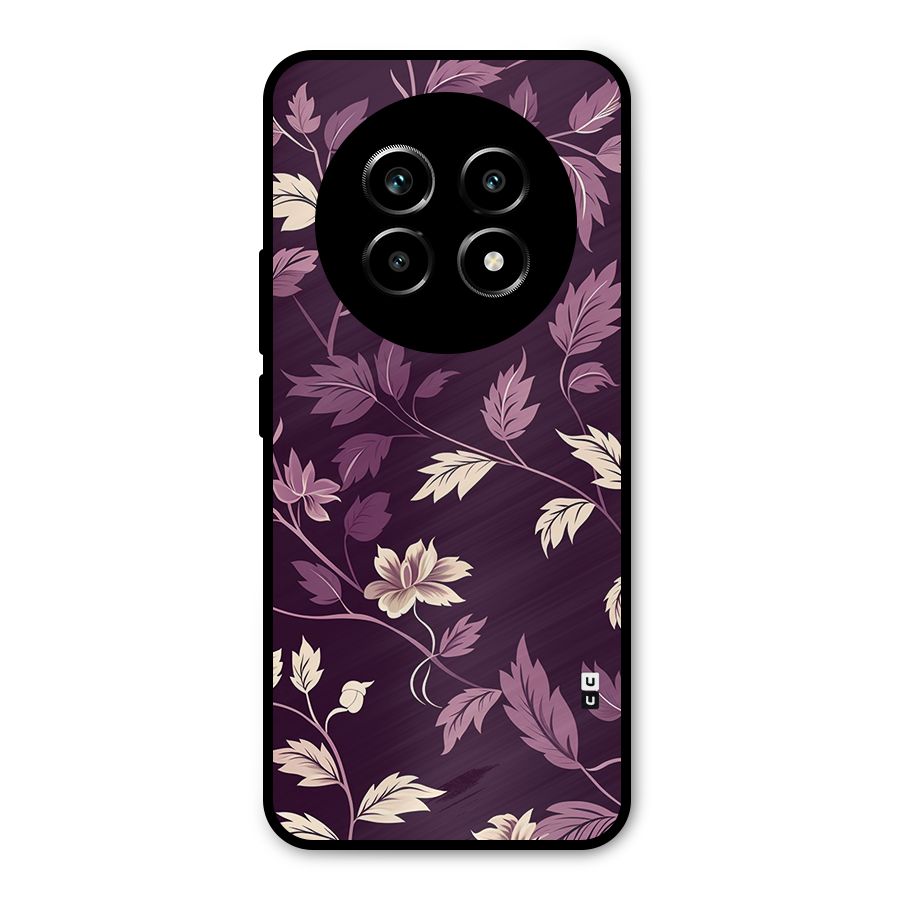 Traditional Florals Metal Back Case for Realme 13 Pro
