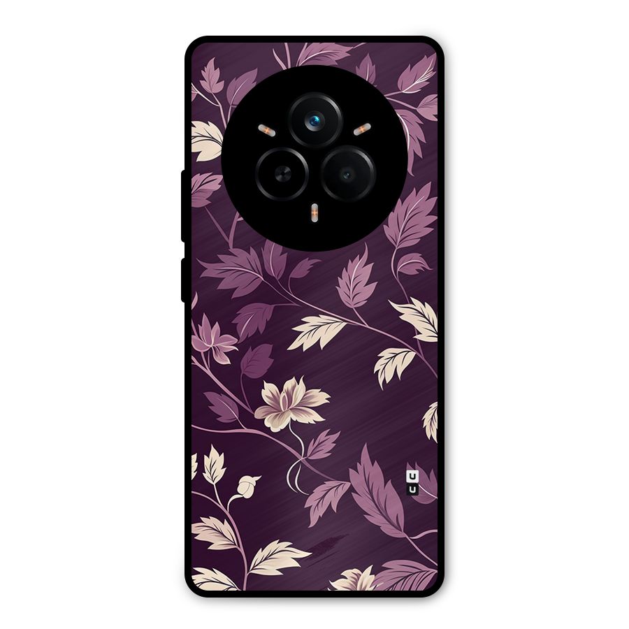 Traditional Florals Metal Back Case for Realme 14 Pro