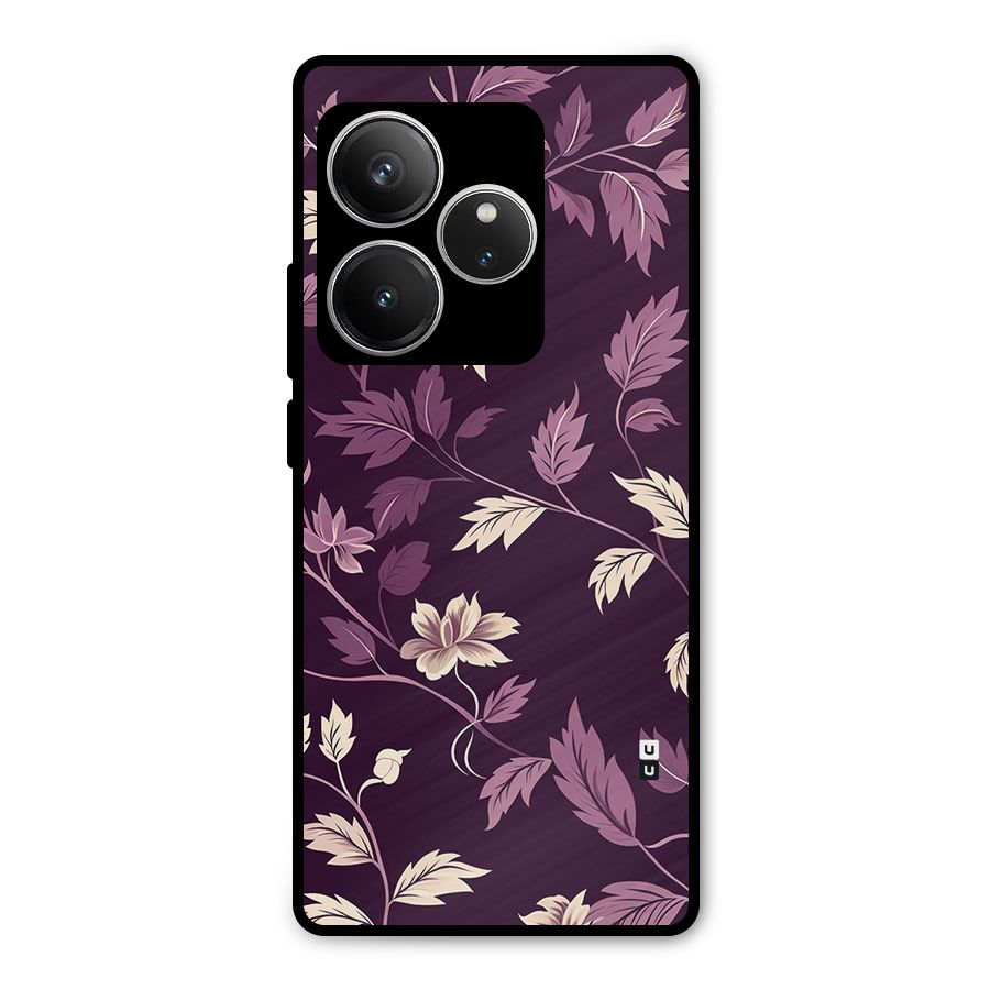 Traditional Florals Metal Back Case for Realme GT 6