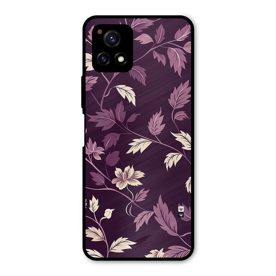 Traditional Florals Metal Back Case for Vivo Y72 5G