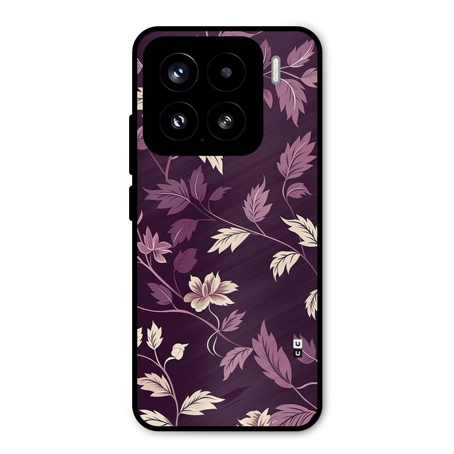 Traditional Florals Metal Back Case for Xiaomi 15
