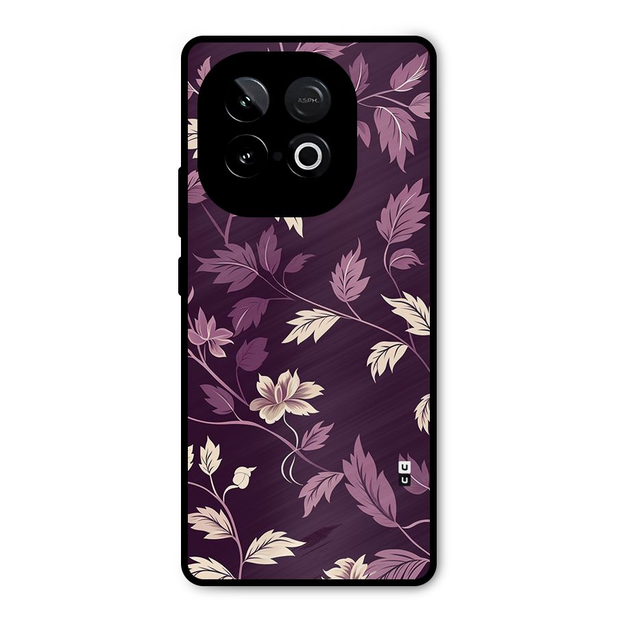 Traditional Florals Metal Back Case for iQOO Neo 10