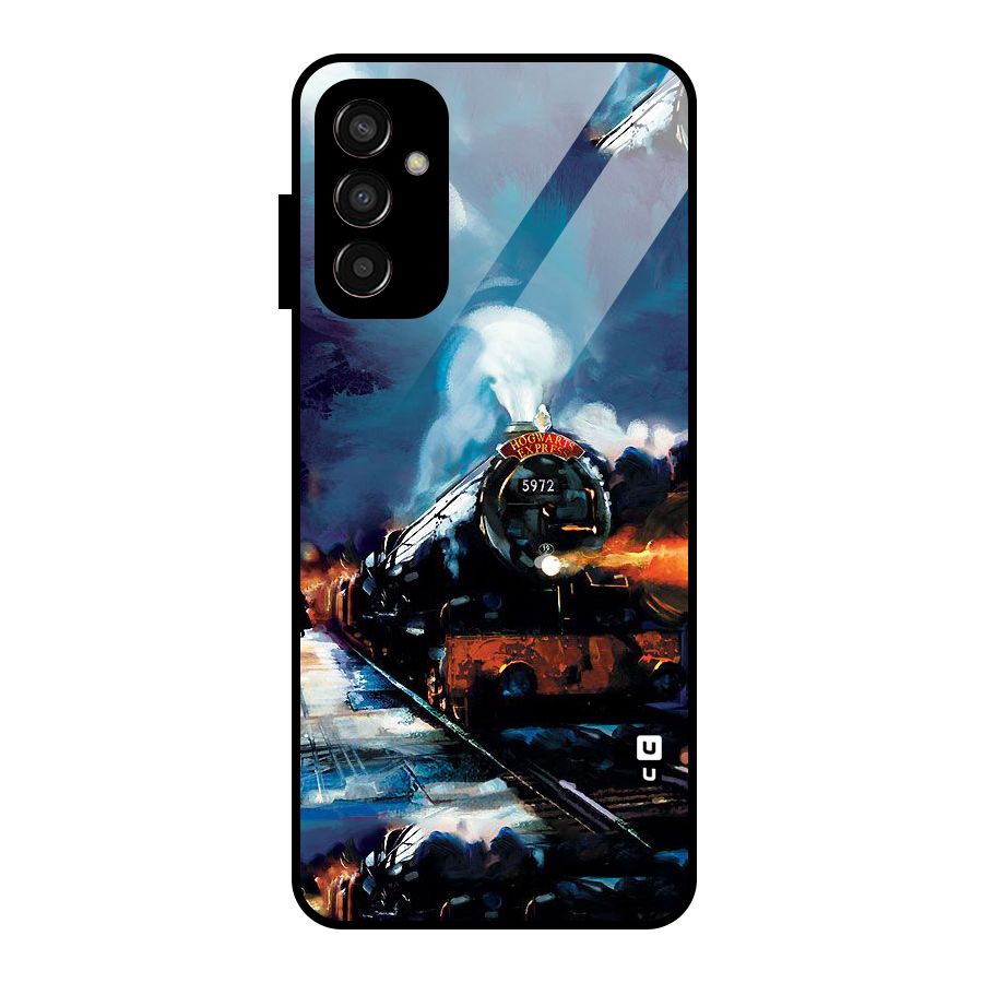 Train Art Glass Back Case for Galaxy F13
