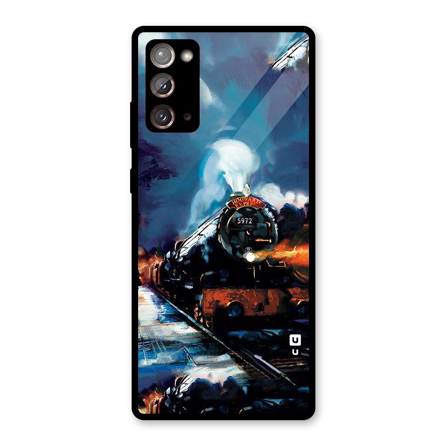 Train Art Glass Back Case for Galaxy Note 20