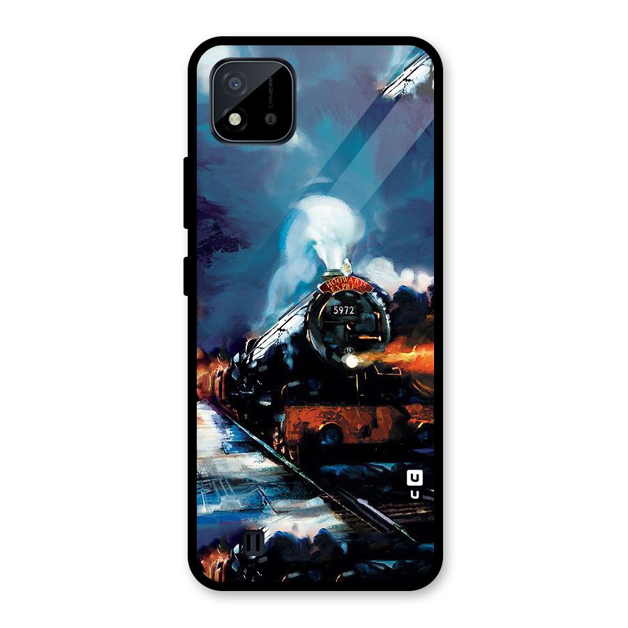 Train Art Glass Back Case for Realme C11 2021