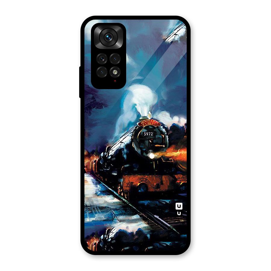 Train Art Glass Back Case for Redmi Note 11S