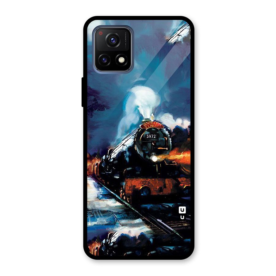 Train Art Glass Back Case for Vivo Y72 5G