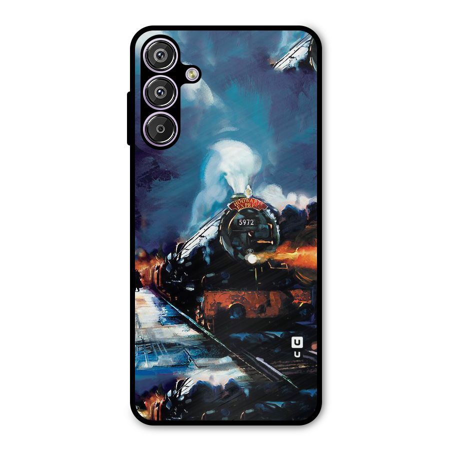 Train Art Metal Back Case for Galaxy F15