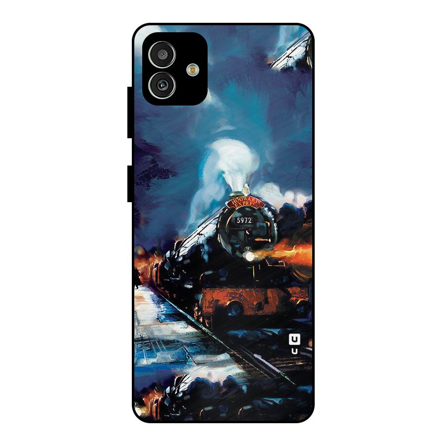 Train Art Metal Back Case for Galaxy M13 5G