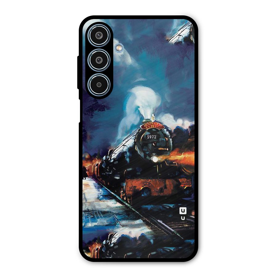 Train Art Metal Back Case for Galaxy M35