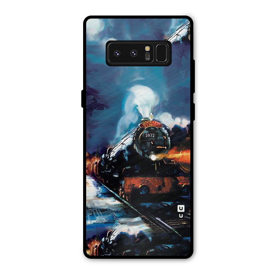 Train Art Metal Back Case for Galaxy Note 8