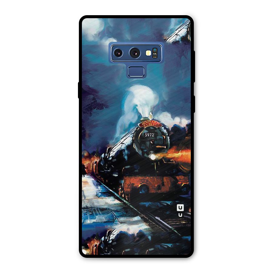 Train Art Metal Back Case for Galaxy Note 9