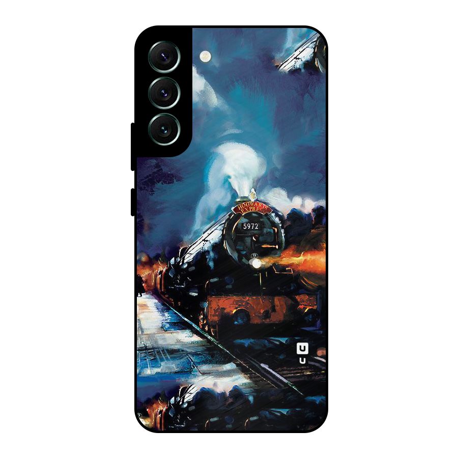 Train Art Metal Back Case for Galaxy S22 Plus 5G