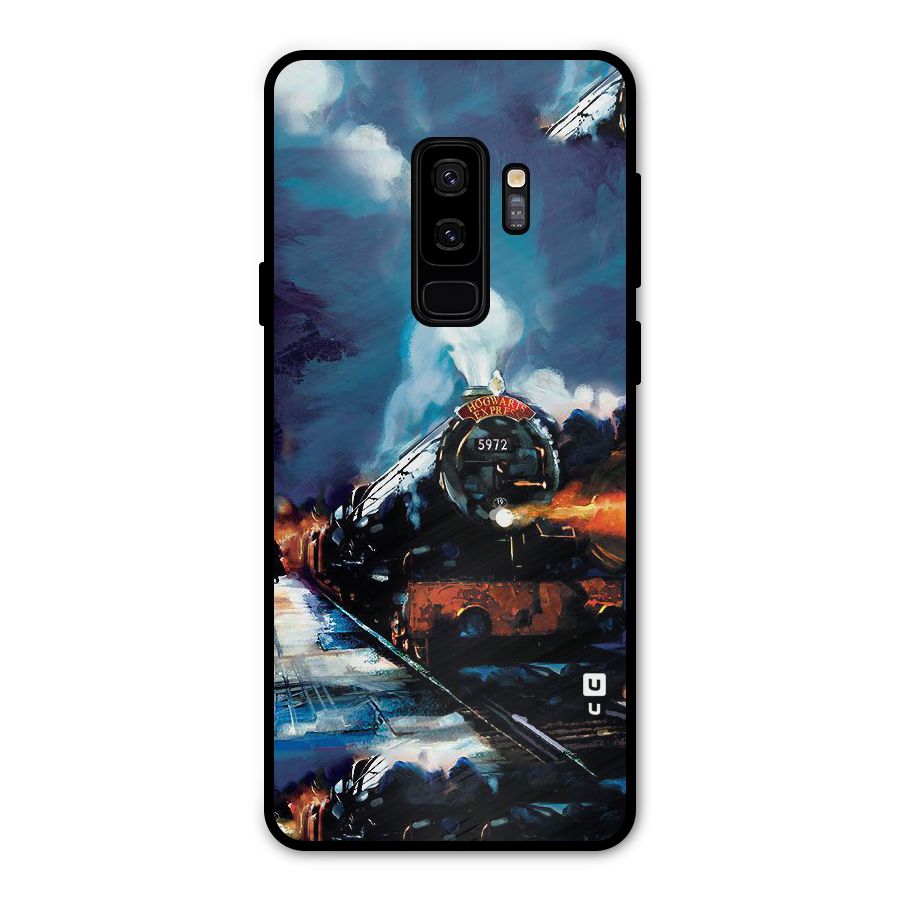 Train Art Metal Back Case for Galaxy S9 Plus