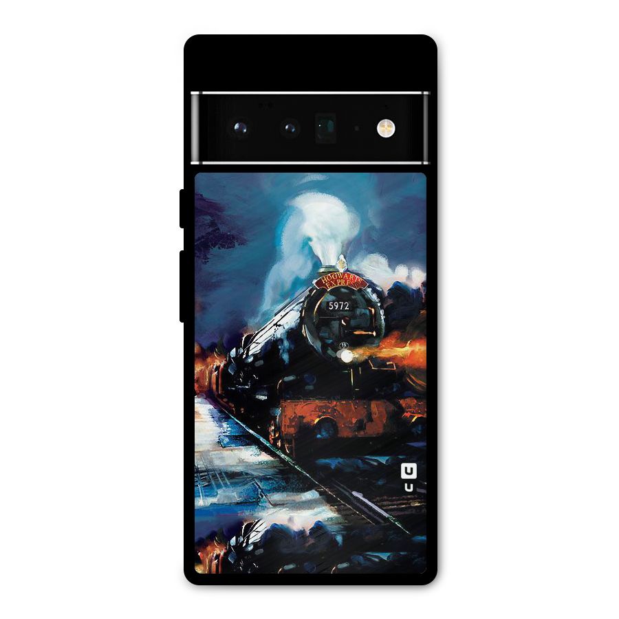 Train Art Metal Back Case for Google Pixel 6 Pro